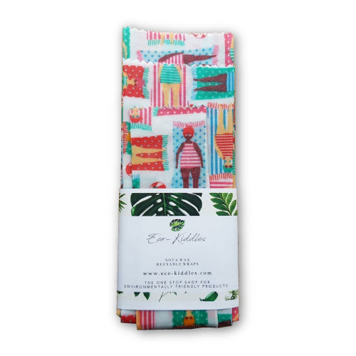 Picture of Vegan Reusable Food Wraps - Ladies Relax Print