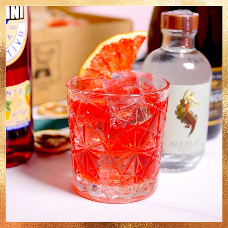 Picture of Cocktail Dog - Negroni Spumante (NON-ALCOHOLIC) ? - Grande Box - 10 cocktails