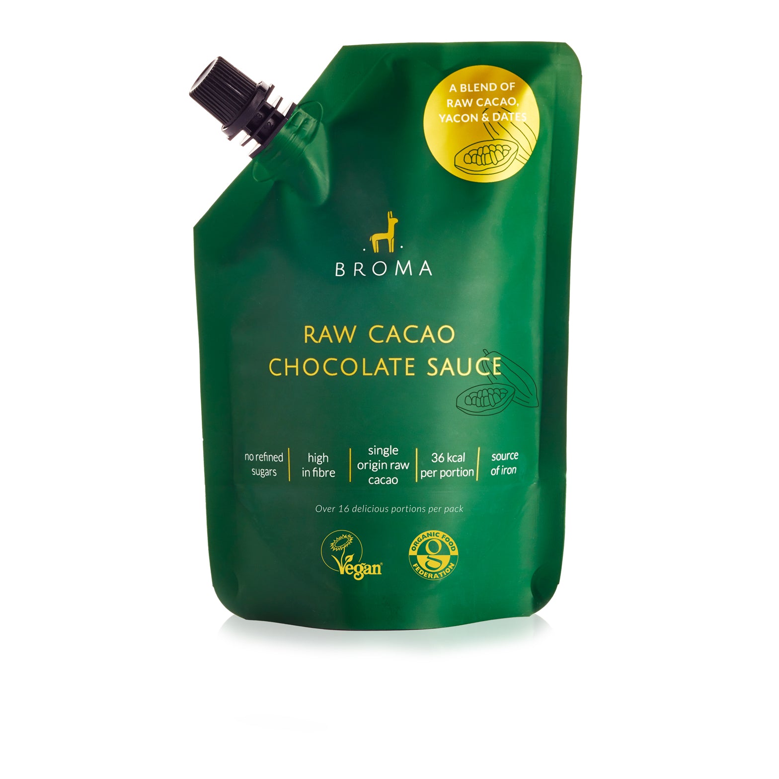 Picture of Broma Foods Raw Cacao Chocolate Sauce 250ml