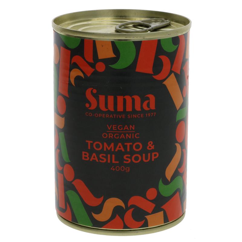 Picture of Suma Italian Tomato & Basil Soup 400g