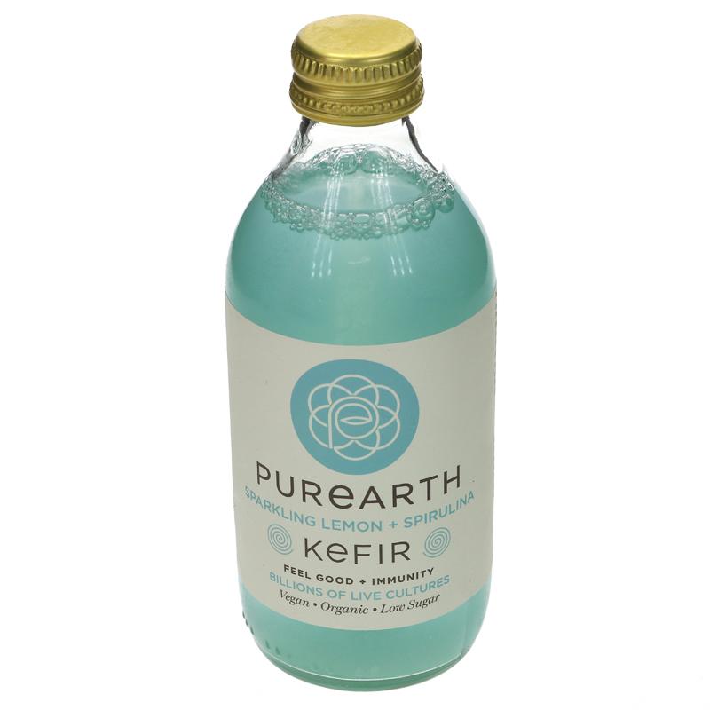 Picture of Purearth Sparkling Lemon + Spirulina Kefir - 250ml