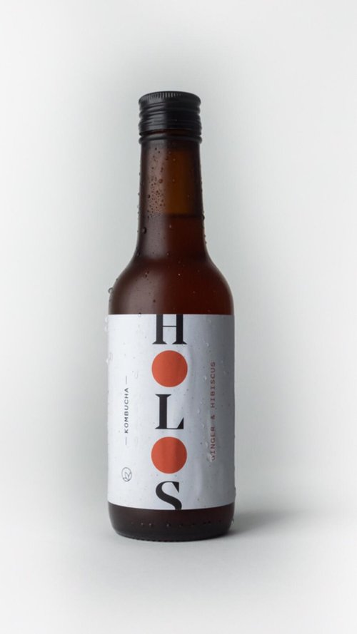 Picture of HOLOS Kombucha Ginger & Hibiscus 250ml