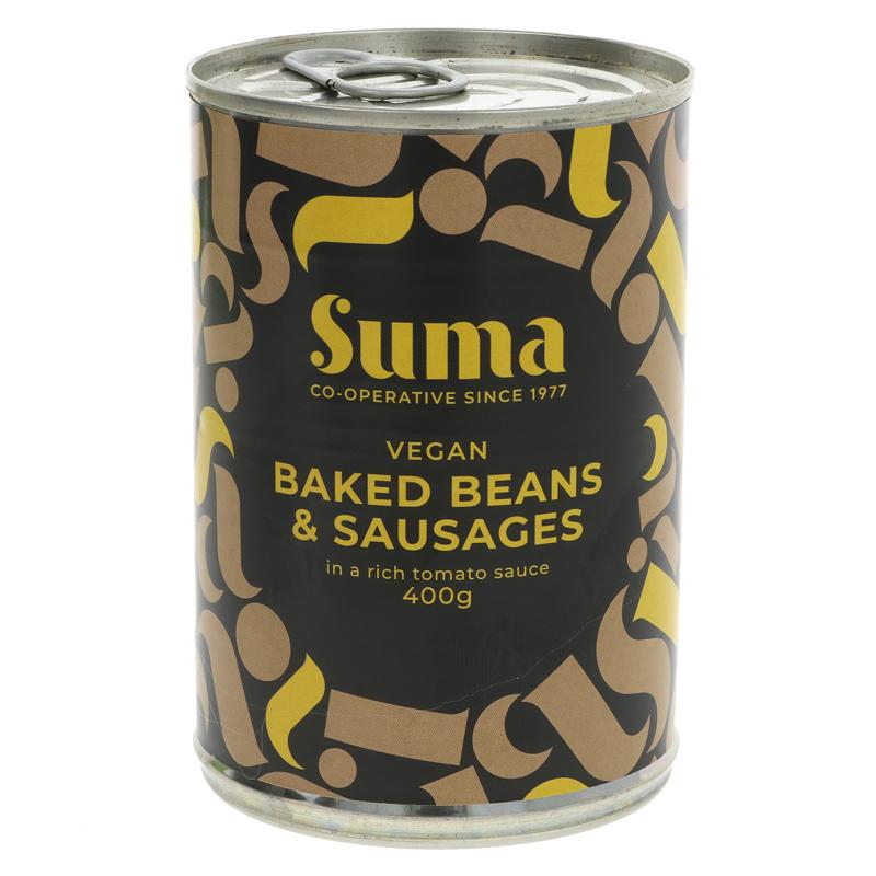 Picture of Suma Baked Beans & Sausage 400g