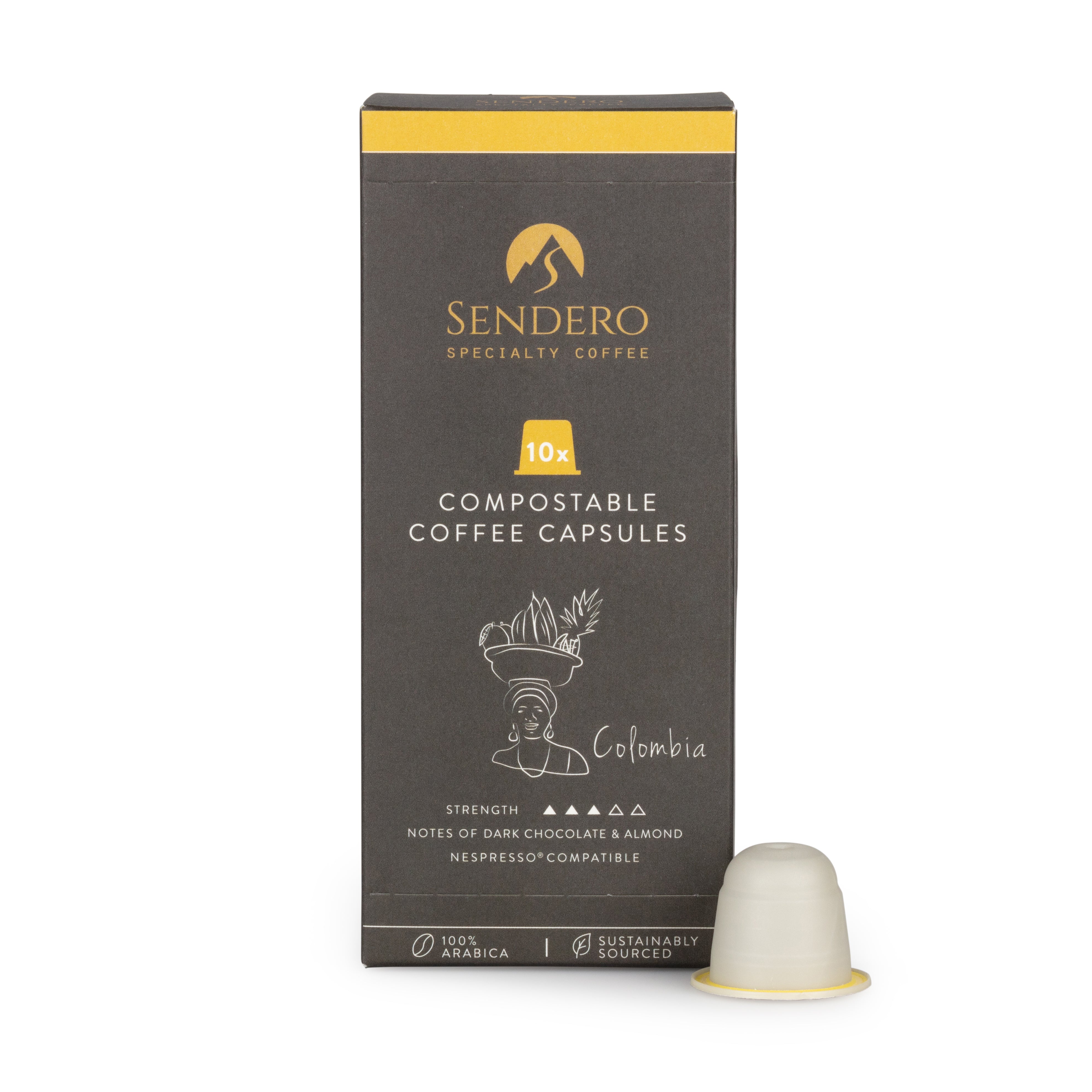 Picture of Sendero Compostable Coffee Capsules (10 capsules) - Colombia