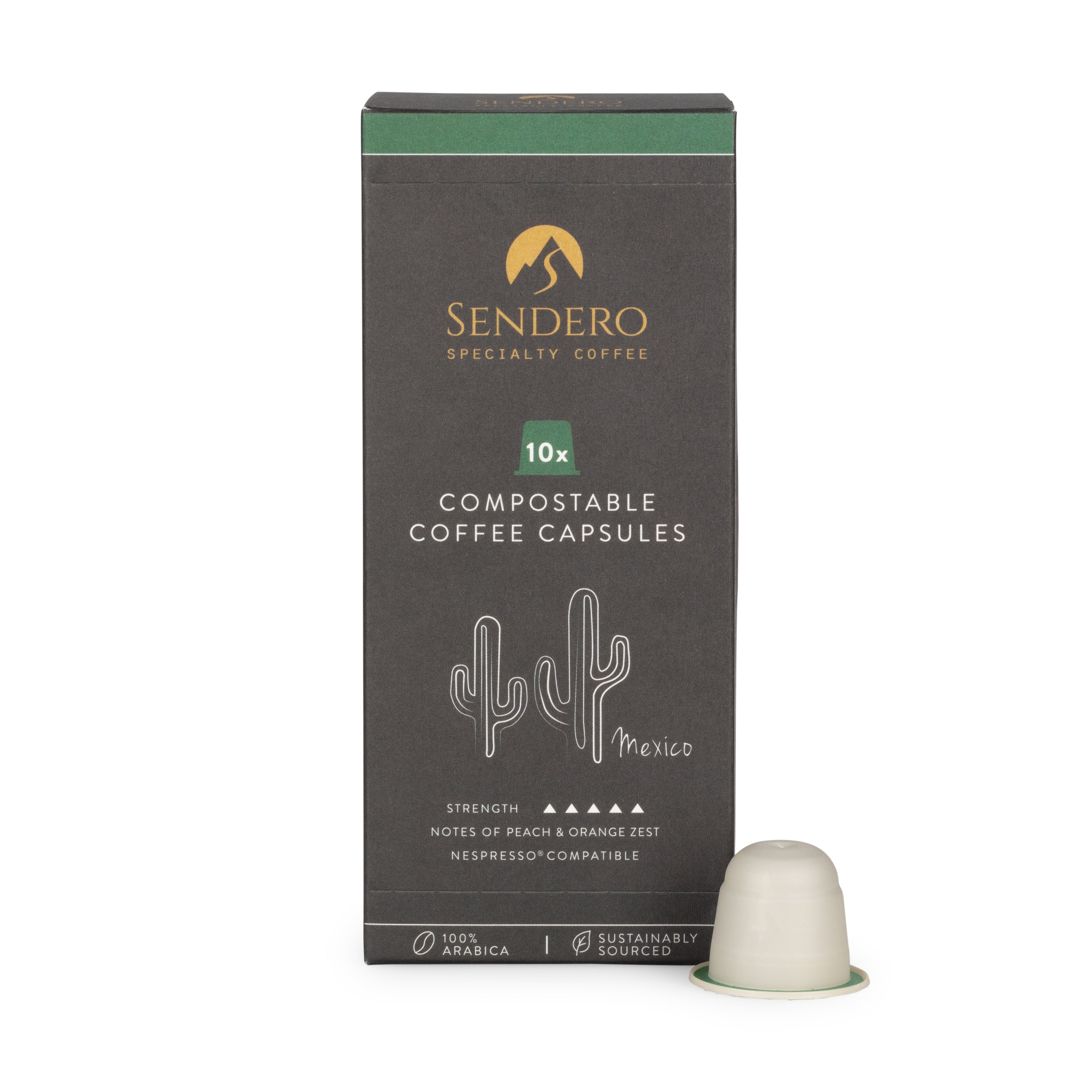 Picture of Sendero Compostable Coffee Capsules (10 capsules) - Mexico