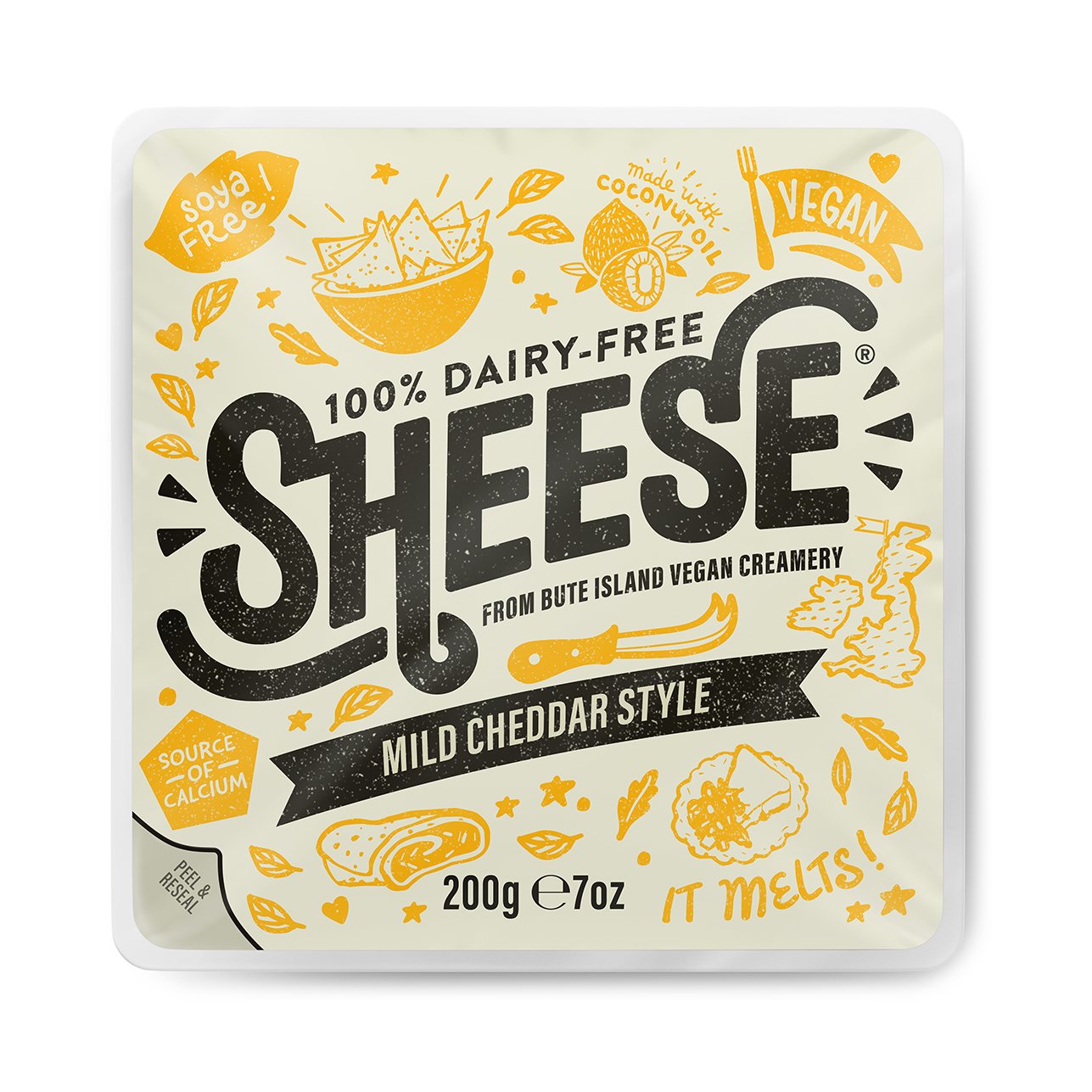 Picture of Sheese Mild Cheddar Style 200g