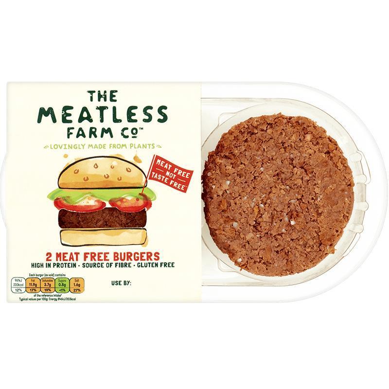 Picture of The Meatless Farm Co 2 Meat Free Burgers 227g