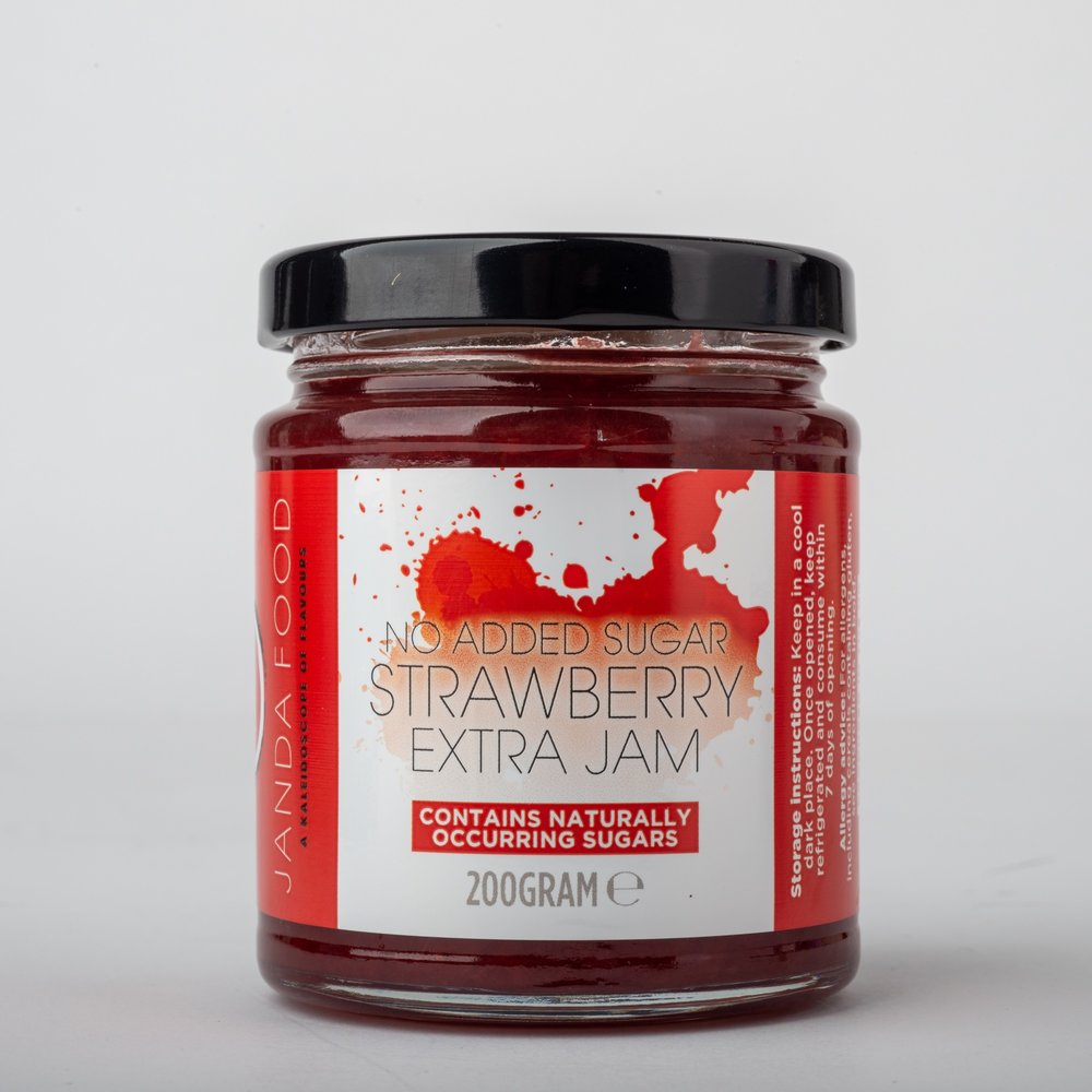 Picture of Janda Food No Added Sugar Strawberry Jam 200g