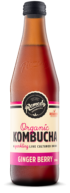 Picture of Remedy Organic Kombucha - Ginger Berry 330ml
