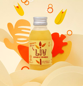 Picture of Liv Ginger & Turmeric Oat Shot 100ml