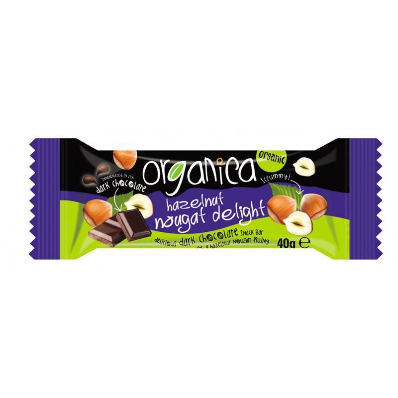 Picture of Organica Hazelnut Nougat Delight 40g