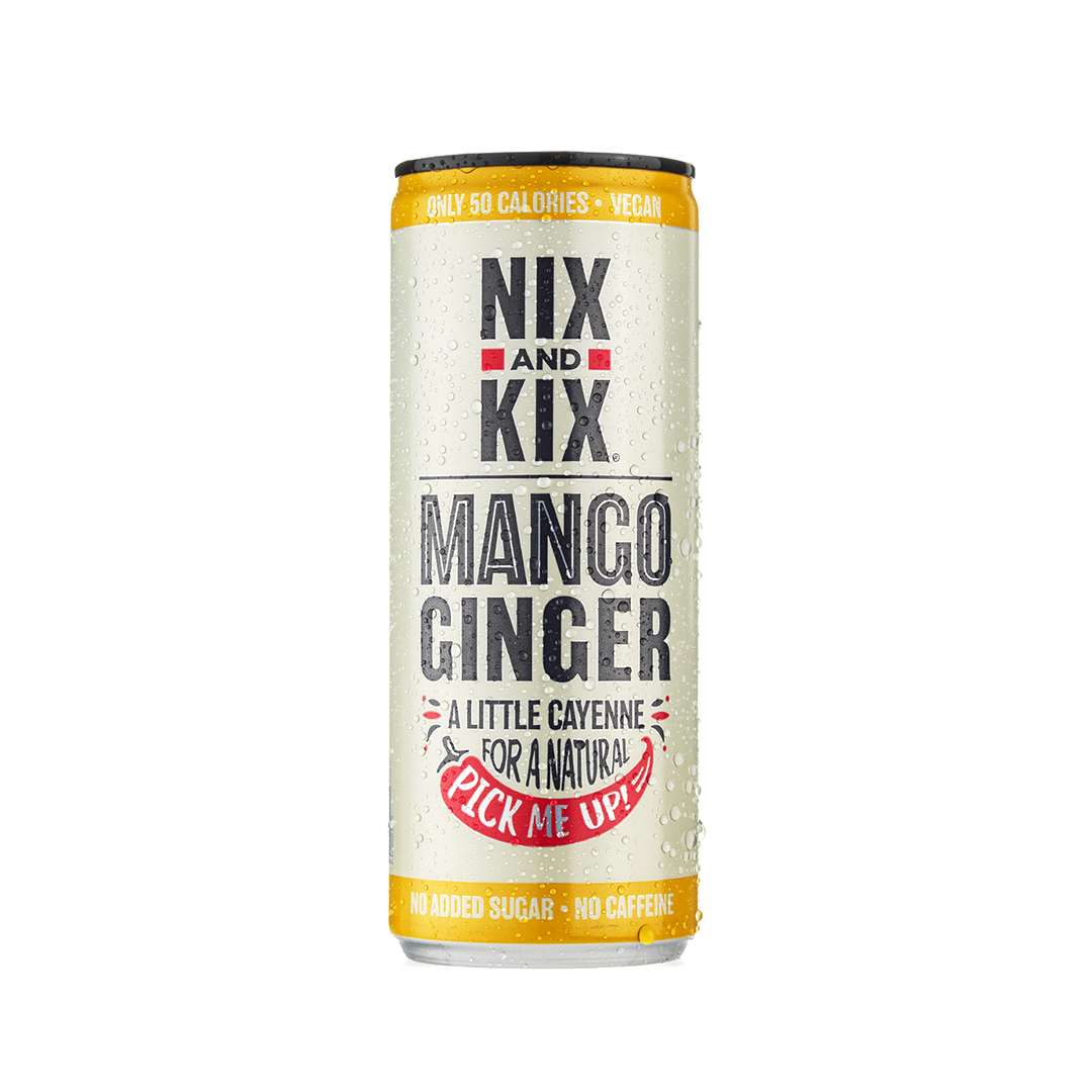 Picture of Nix and Kix Mango & Ginger Soft Drink 250ml