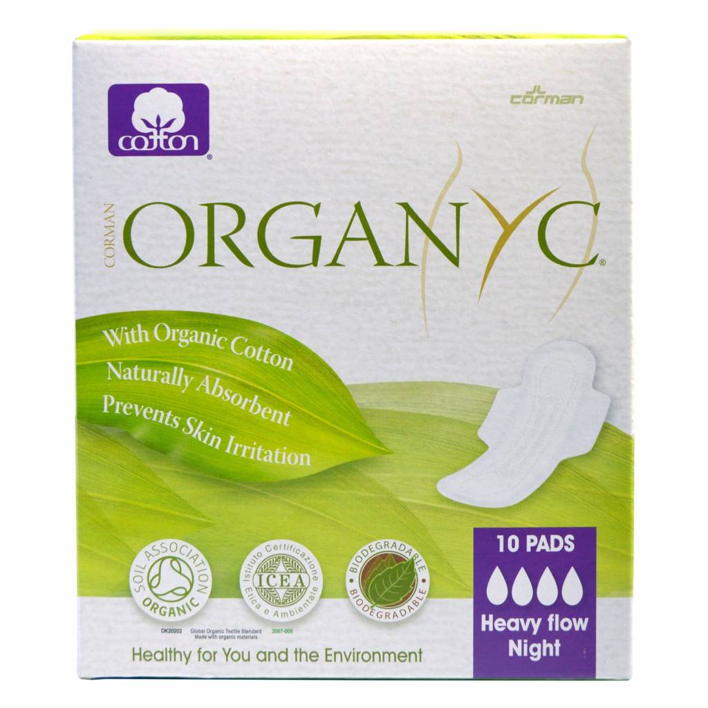 Picture of Sanitary Pads Night Heavy Flow (With Folded Wings) 10 pads