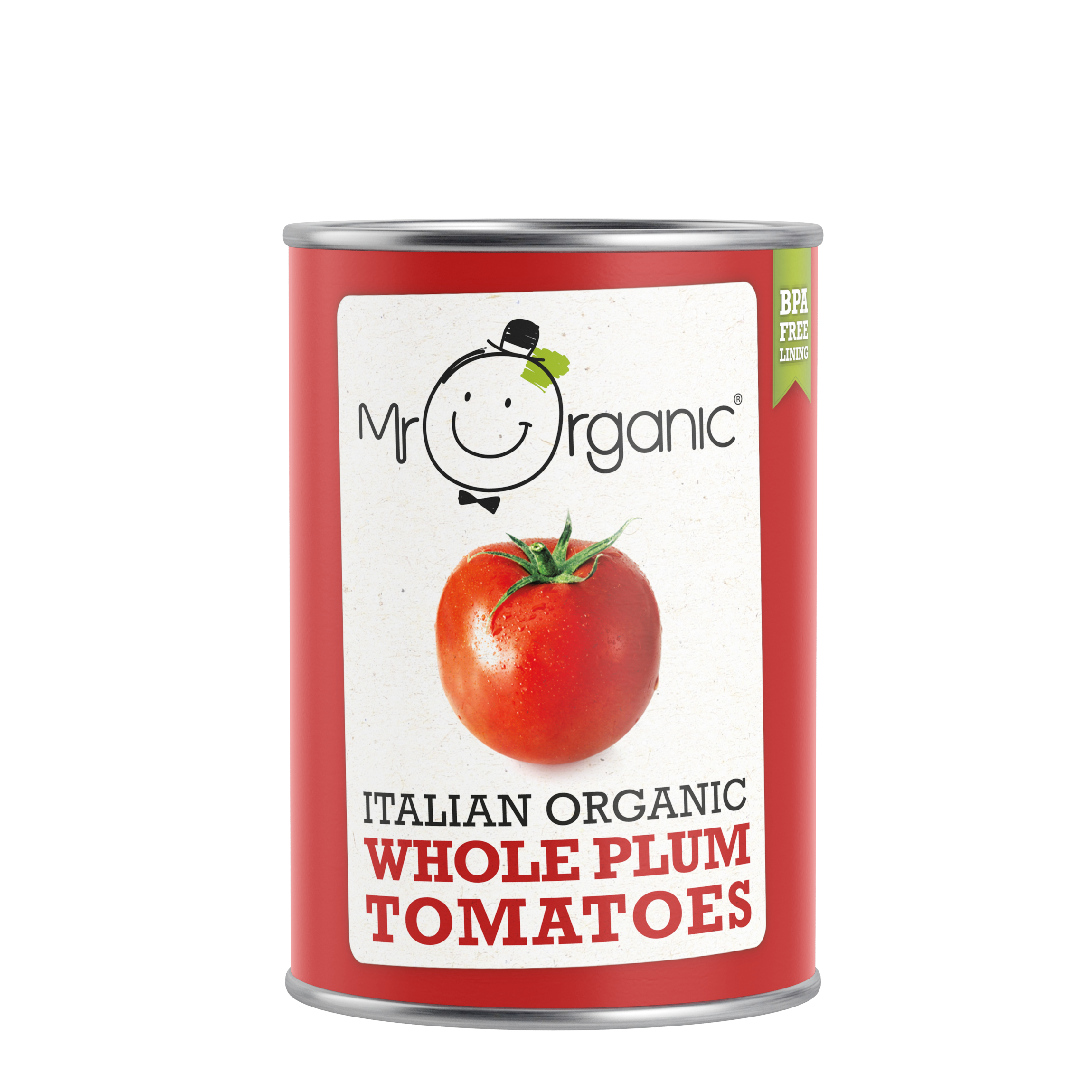 Picture of Mr Organic Whole Plum Tomatoes - 400g