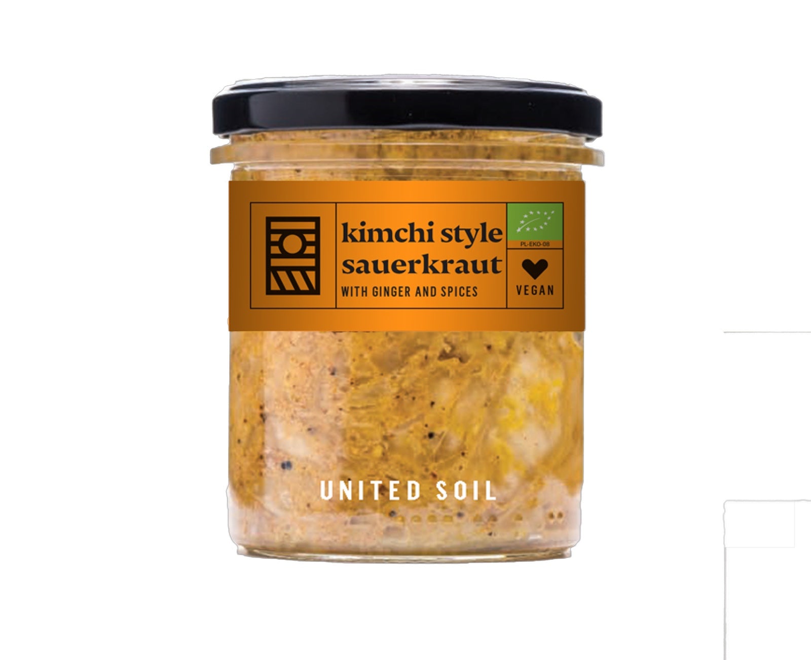 Picture of United Soil Organic Kimchi Style Sauerkraut Ginger Spices 290g