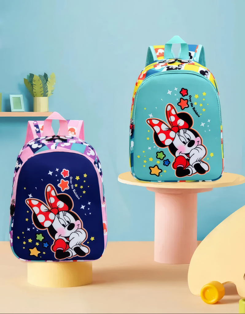 Minnie Backpack - Mickey and Minnie Childrens Backpack Multifunctional Cartoon Kindergarten