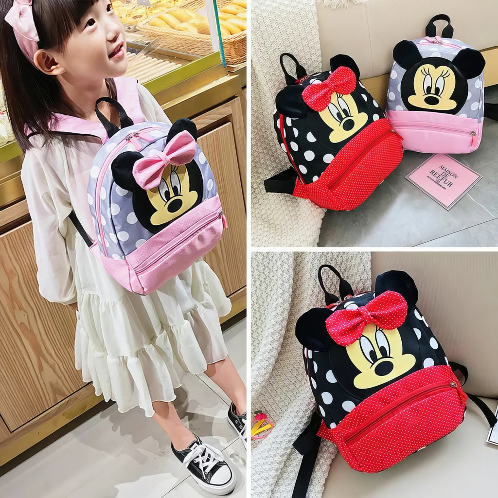 Minnie Backpack - Children Lovely Schoolbag Kindergarten Backpack For Baby Boys Girls