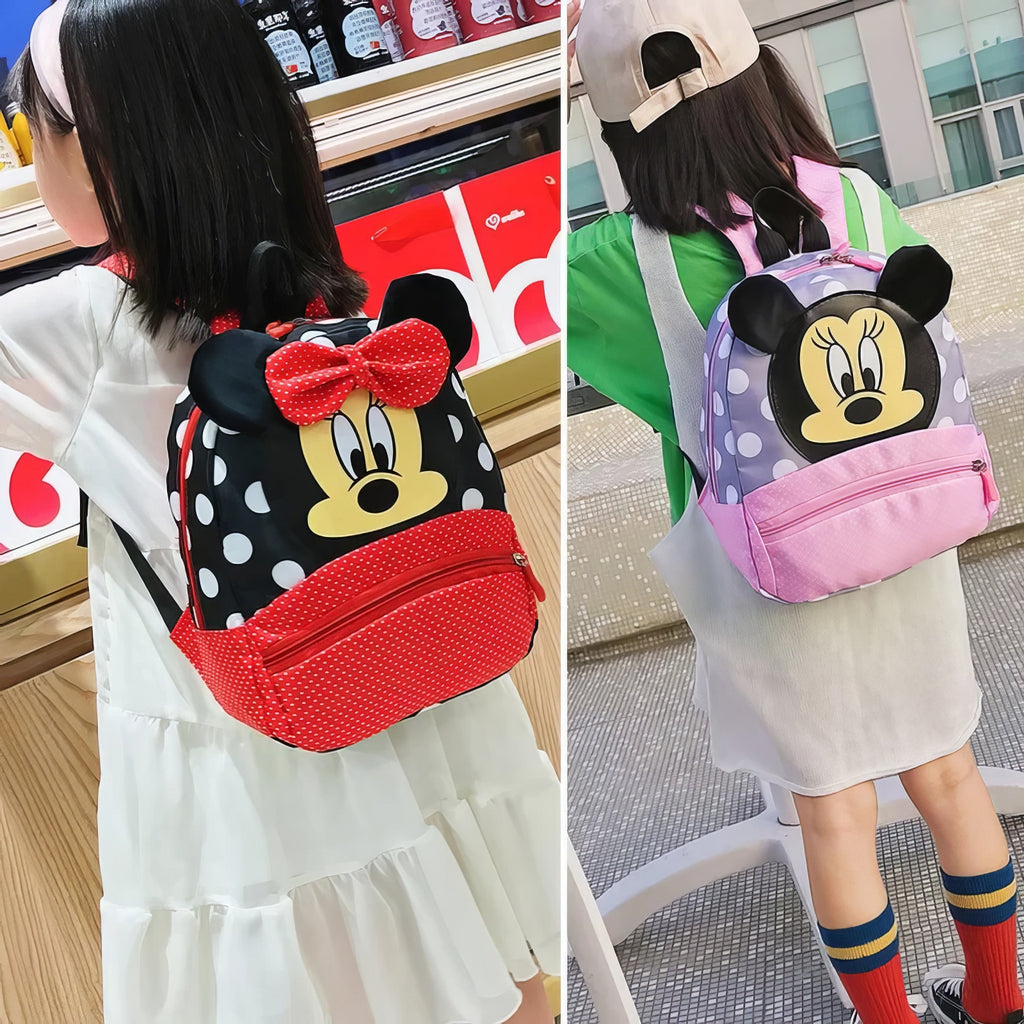 Minnie Backpack - Children Lovely Schoolbag Kindergarten Backpack For Baby Boys Girls