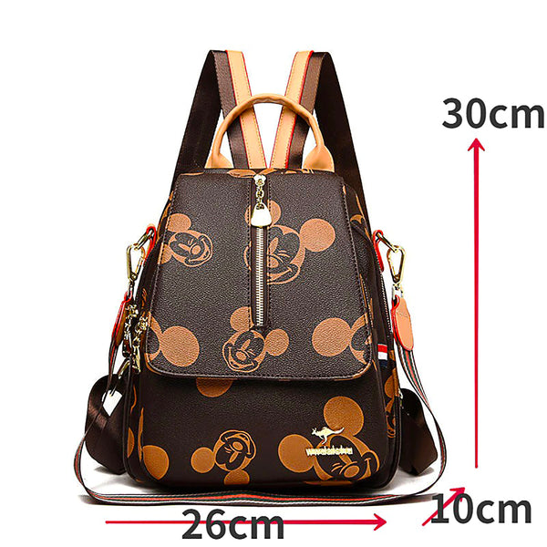 Mickey Backpacks Women's Backpack Luxury Multifunctional Fashion B71