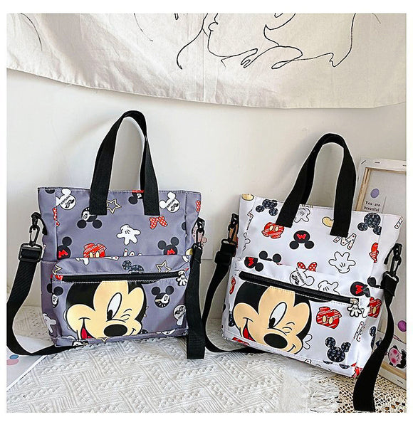 Mickey Mouse Backpacks Cartoon Shoulder Bag Canvas Waterproof Women Handbag B73