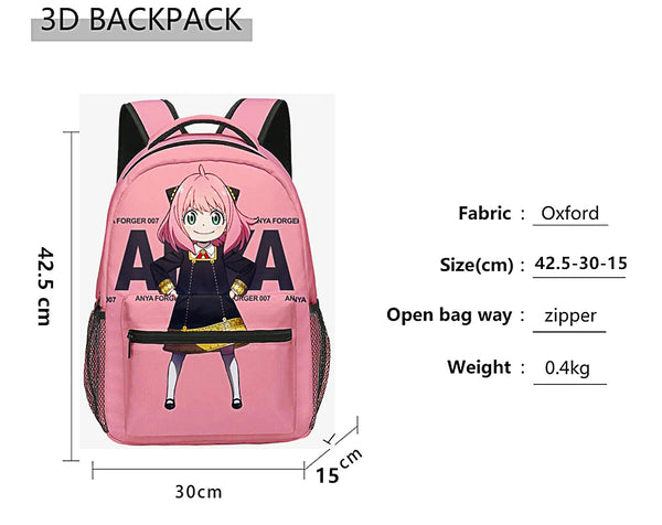 Cuphead Backpack 3D Japan Anime Boys Girls Cartoon Oxford Waterproof Children Students Laptop Backpack For School B93