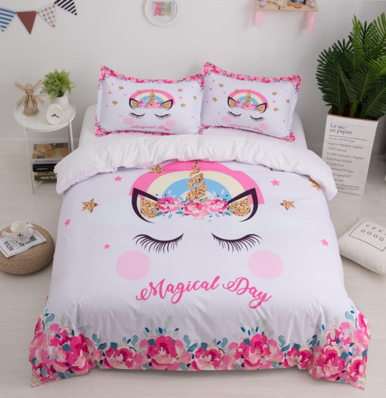 Unicorn Bedding 3D