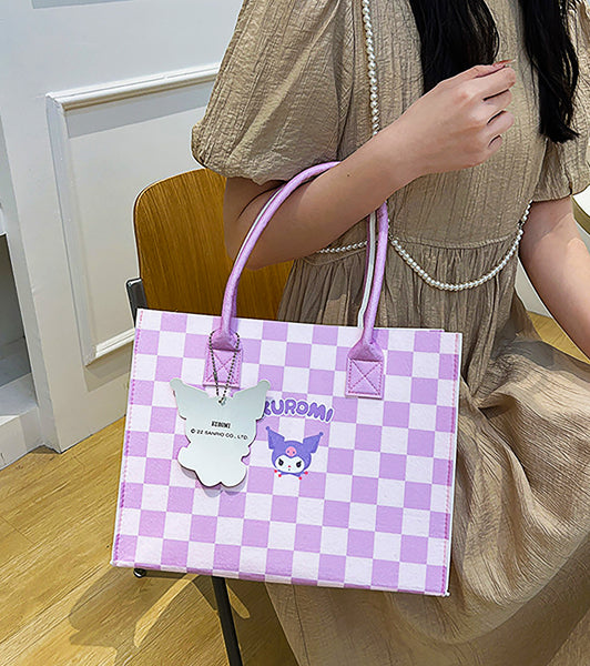 Hello Kitty Purse Handbags Sanrio Bags Cute Walet My Melody Pouch Kuromi Kawaii Purse C104