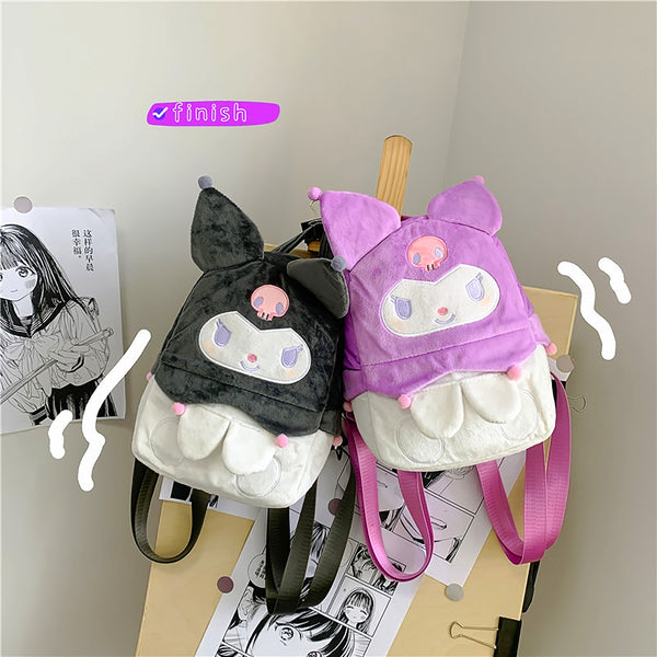 Kawaii Hello Kitty Plush Shoulder Bag - Kuru Store