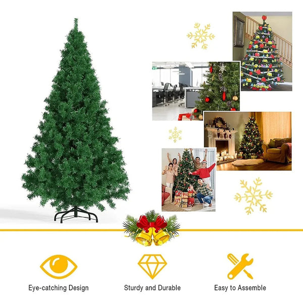 Christmas Tree New 6ft Artificial Home Office Party Holiday Decoration