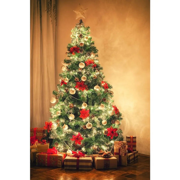 Christmas Tree New 6ft Artificial Home Office Party Holiday Decoration