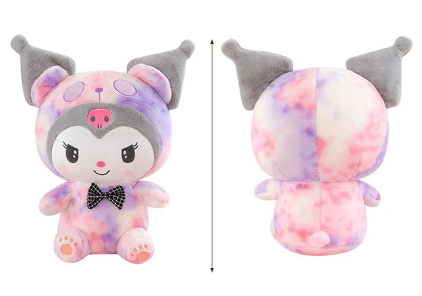 Sanrio Plush Kawaii Kuromi My Melody Cinnamoroll Tie-Dye Plush Toy Cute Gift