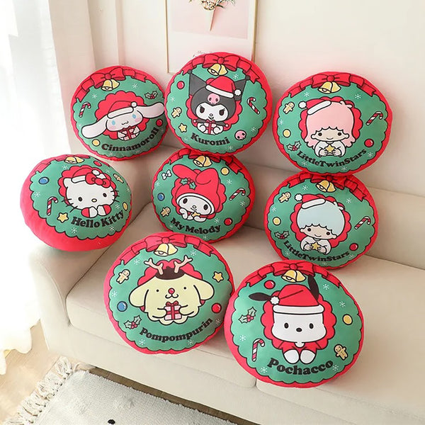 Sanrio Plush Christmas Pillow