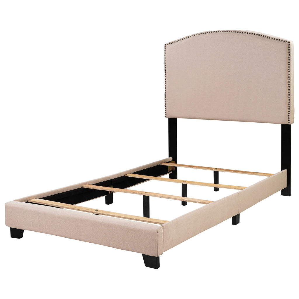 Twin Bed Upholstered