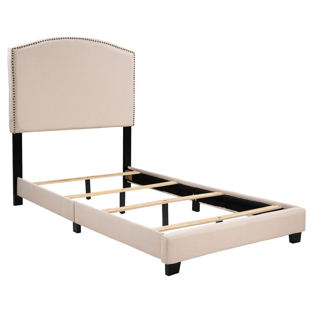 Twin Bed Upholstered