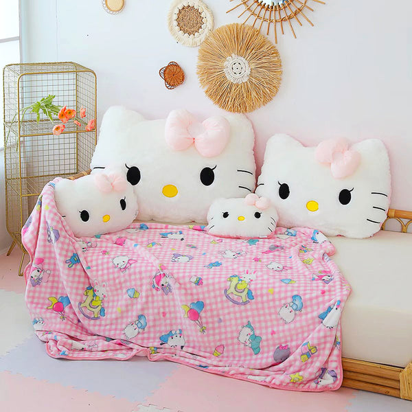 Big Size Sanrio Hello Kitty Peluche Plush Toy Kawaii Hello Kitty Doll Girl  Room Decoration Sleeping Throw Pillow Child Gift - AliExpress