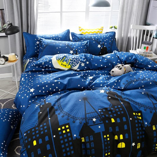 Mickey Mouse Bed Sheet Duvet Cover Bed Sheet Pillowcases D600