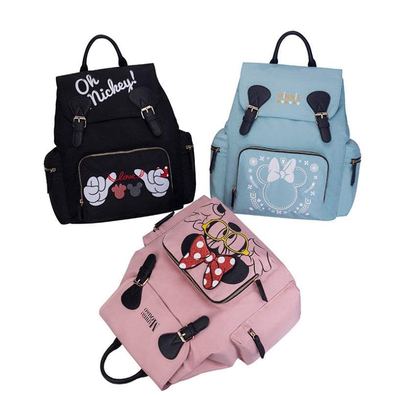 Mickey Mouse Backpack Waterproof Capacity Mother And Baby Bag