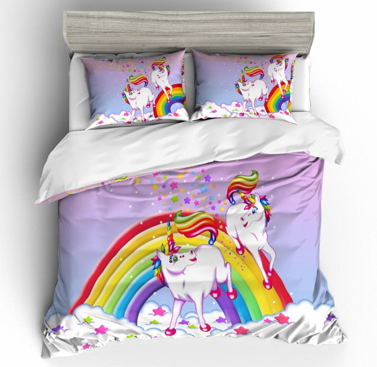 Unicorn Bedding 3D