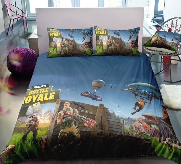 Fortnite Bed Set 3D Cross-Border Home Textile For Fan