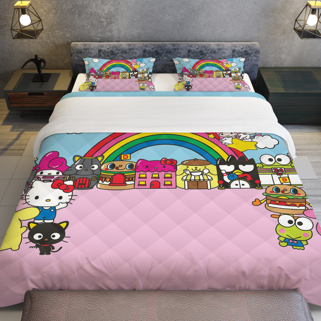 Hello Kitty and Friends Bedding Set Snuggle into a Sanrio Bed Set