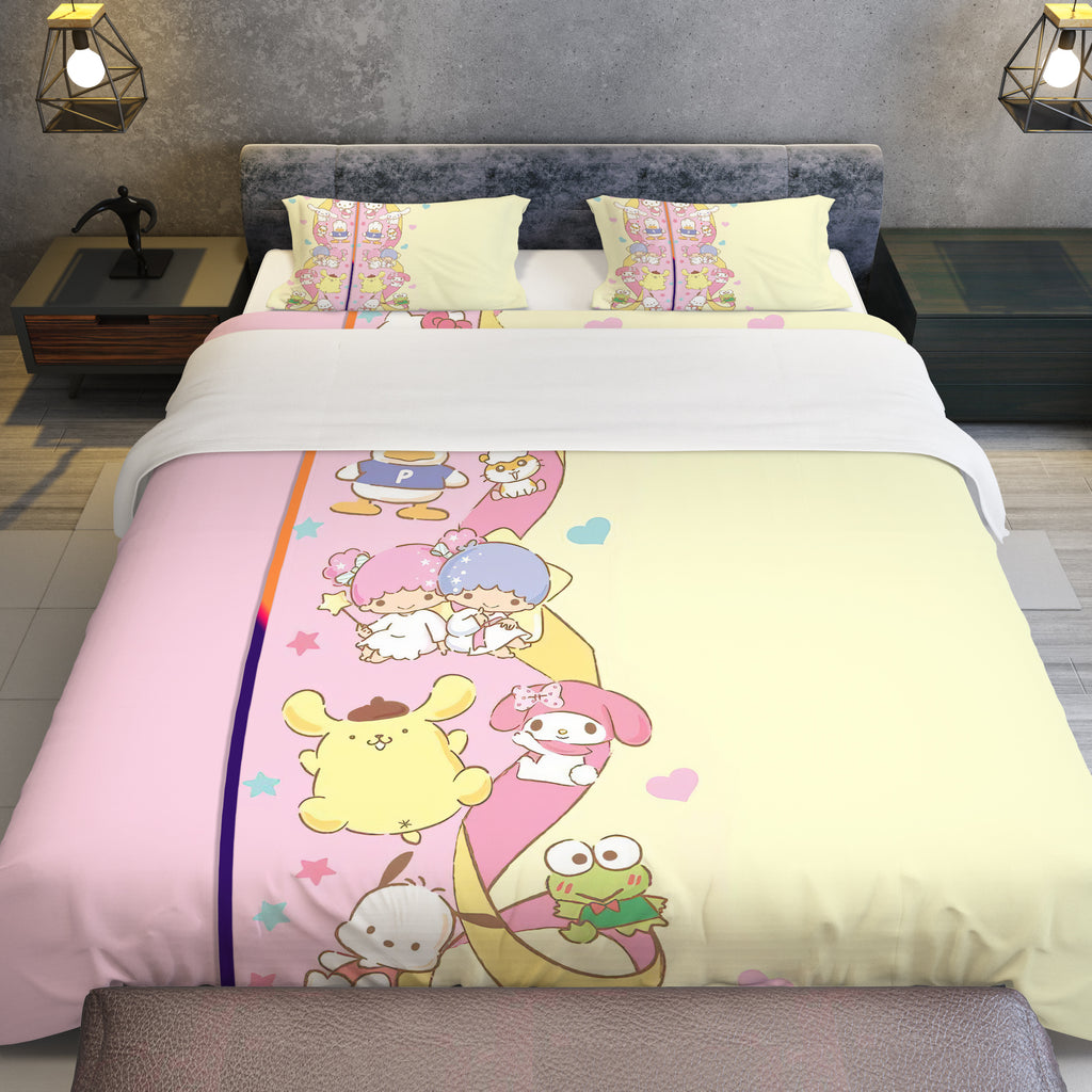 Sleep in Style with a Hello Kitty Bed Set Quilted Comfort Transform Your Bedroom with Sanrio