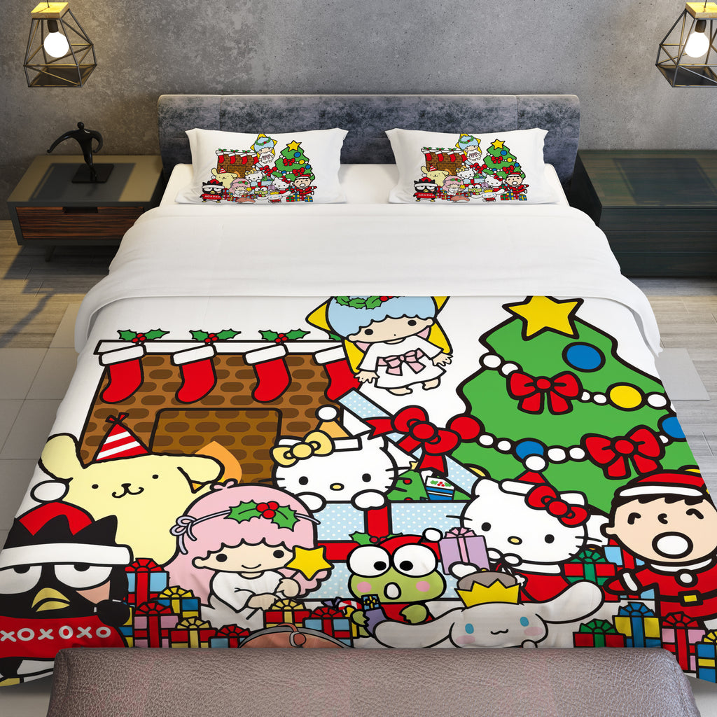 Hello Kitty Bed Set Merry Christmas with Sanrio - Embrace the Sanrio Wonderland