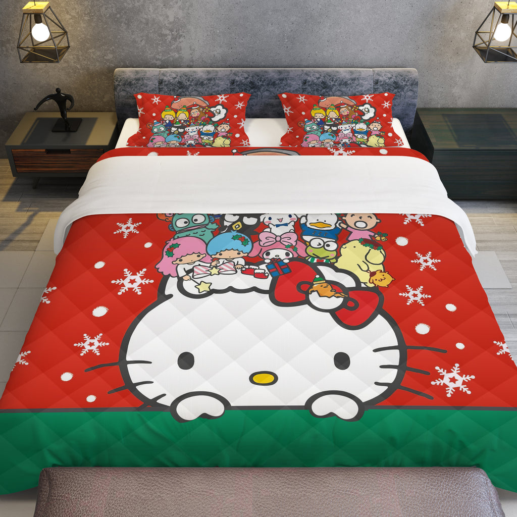 Hello Kitty Bed Set- Adorable Slumber - Hello Kitty and Friends Make Bedtime Fun