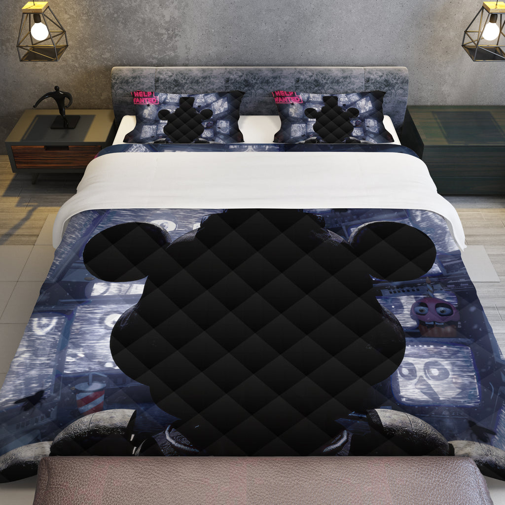 FNaF Bedding Set 3D Quilt Set Freddy Fazbear Bed Linen