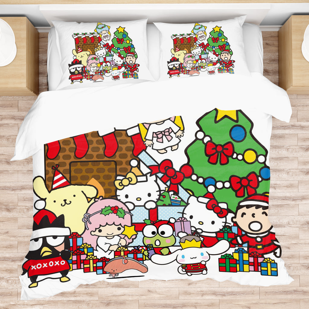 Hello Kitty Bed Set Merry Christmas with Sanrio - Embrace the Sanrio Wonderland