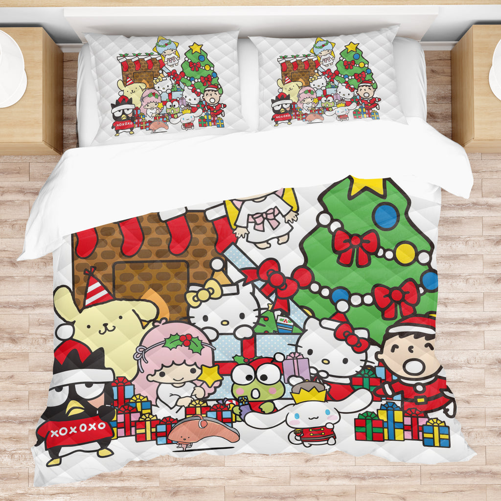 Hello Kitty Bed Set Merry Christmas with Sanrio - Embrace the Sanrio Wonderland