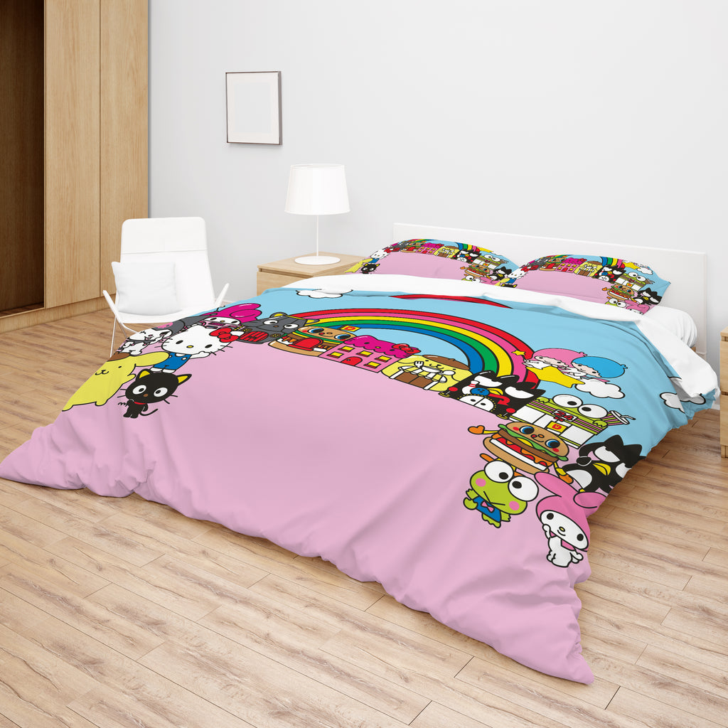 Hello Kitty and Friends Bedding Set Snuggle into a Sanrio Bed Set