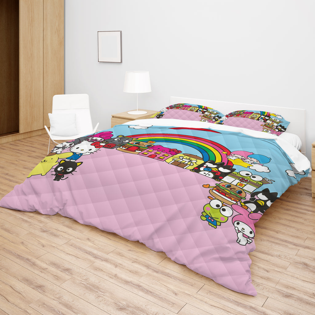 Hello Kitty and Friends Bedding Set Snuggle into a Sanrio Bed Set