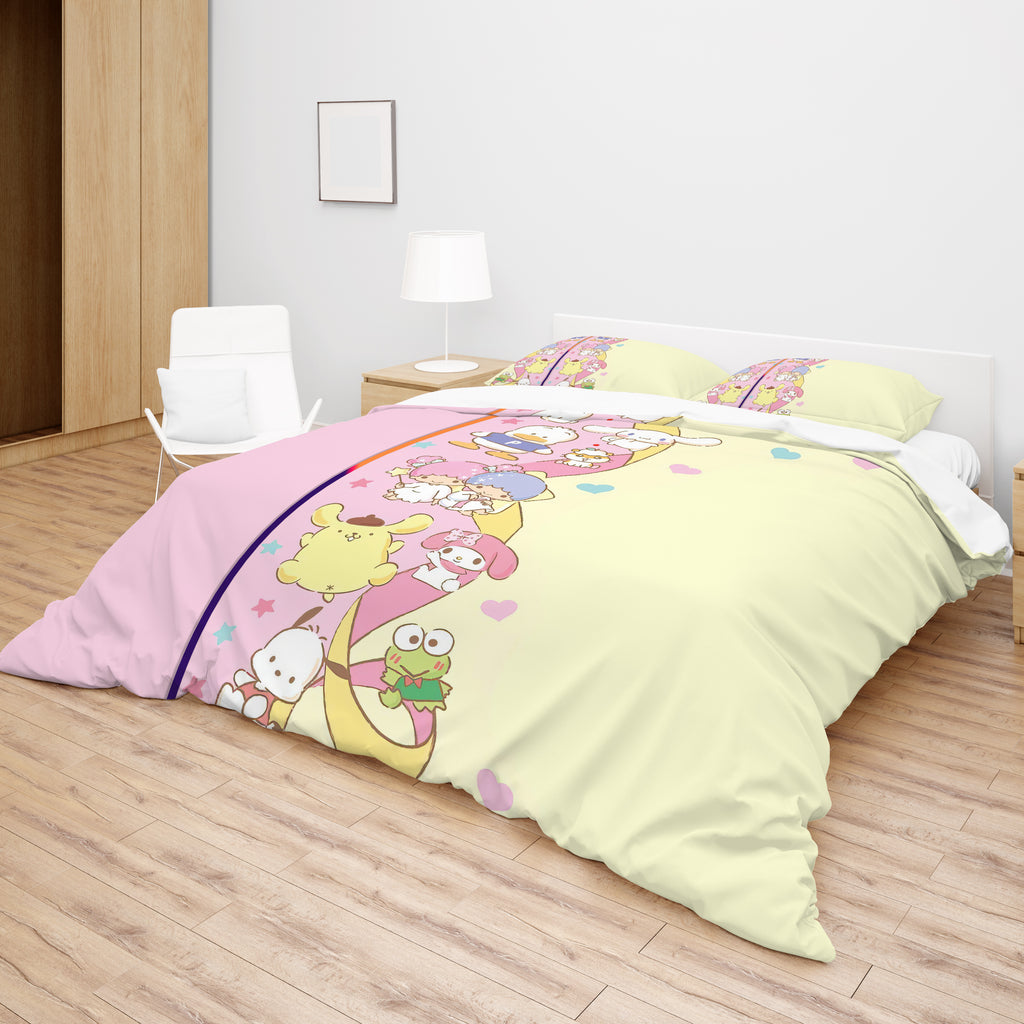Sleep in Style with a Hello Kitty Bed Set Quilted Comfort Transform Your Bedroom with Sanrio