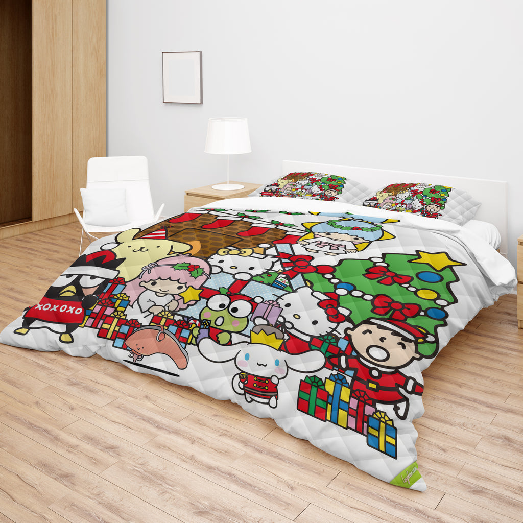 Hello Kitty Bed Set Merry Christmas with Sanrio - Embrace the Sanrio Wonderland